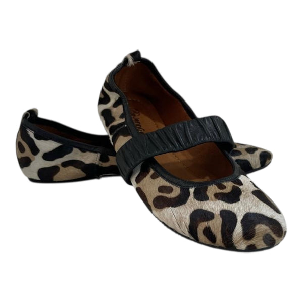 Bailarina 'Aventura Felina': Confort y Estilo Leopardo en Cuero Genuino Byjennga