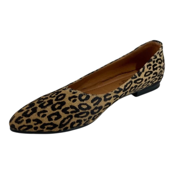 Bailarina 'Instinto Felino': Comodidad y Estilo Leopardo en Cuero Genuino Byjennga