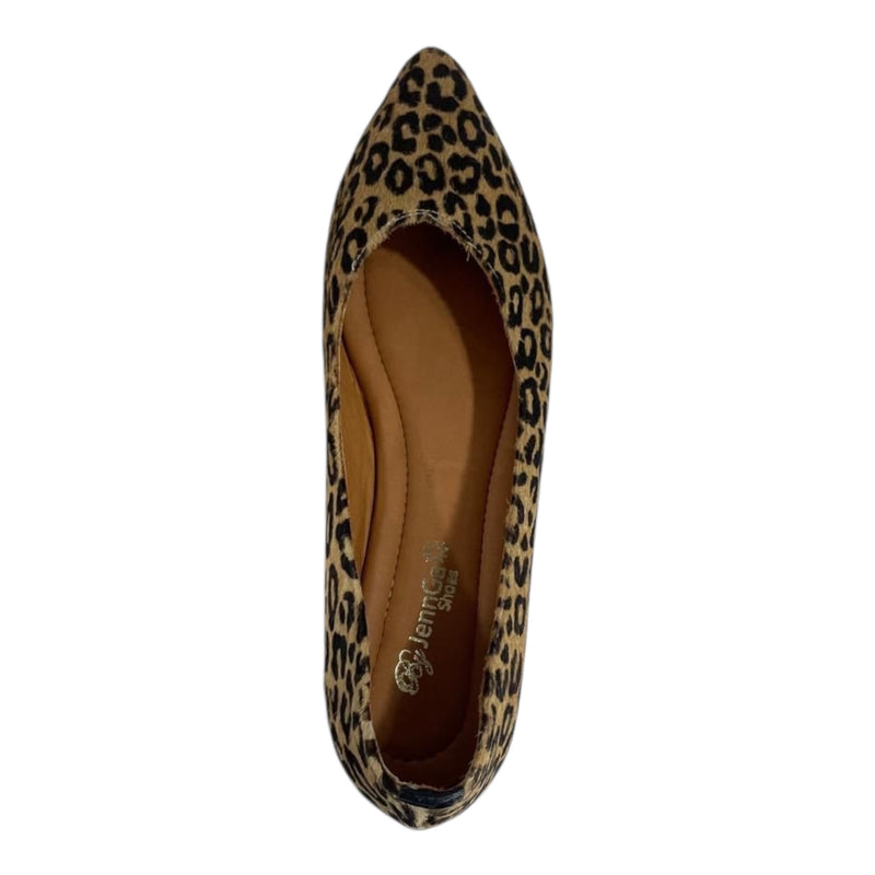 Bailarina 'Instinto Felino': Comodidad y Estilo Leopardo en Cuero Genuino Byjennga