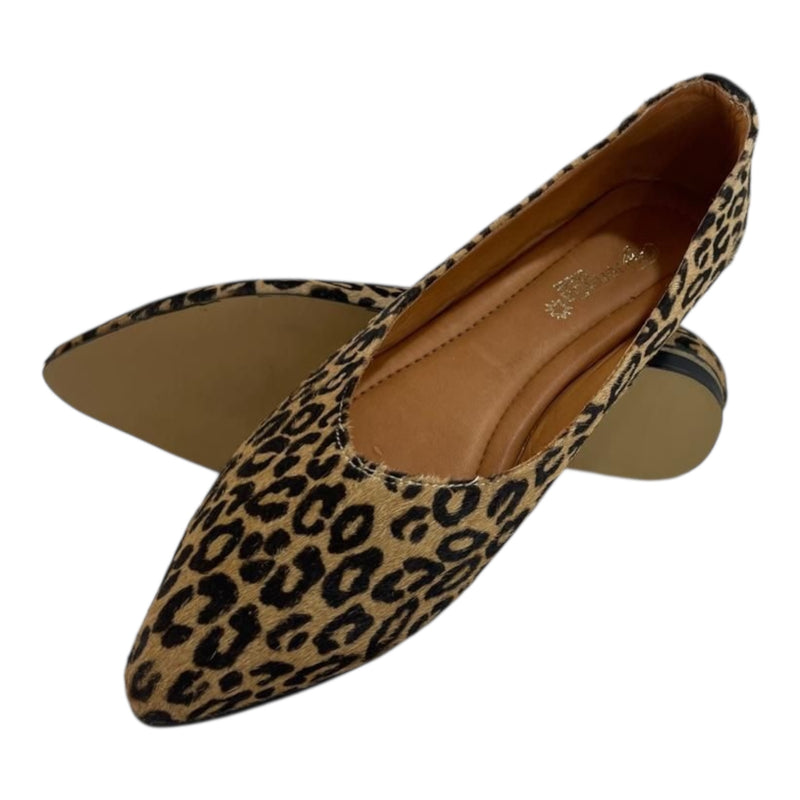 Bailarina 'Instinto Felino': Comodidad y Estilo Leopardo en Cuero Genuino Byjennga