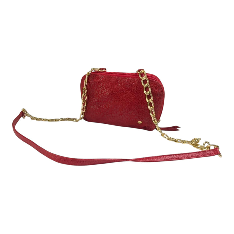 Bolso Bandolera 'Pasión Salvaje': Lujo y Estilo en Cuero Genuino Rojo Byjennga