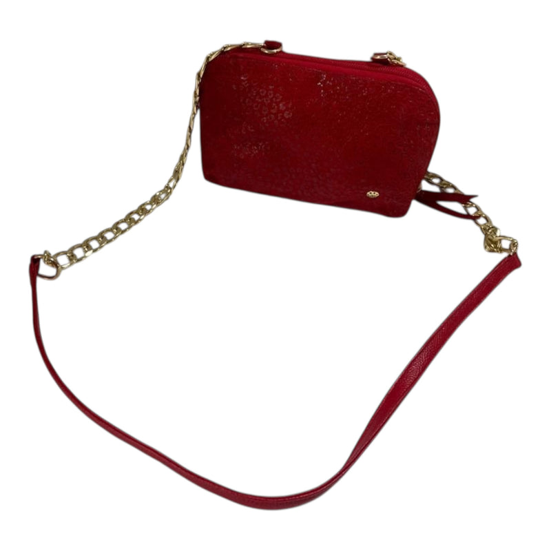 Bolso Bandolera 'Pasión Salvaje': Lujo y Estilo en Cuero Genuino Rojo Byjennga