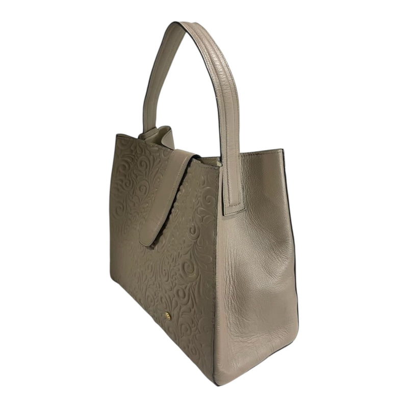 Bolso 'Jardín Secreto': Elegancia Grabada en Cuero Genuino Byjennga