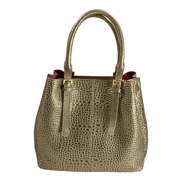 Bolso 'Lujo Reptil': Elegancia Texturizada en Cuero Genuino Byjennga