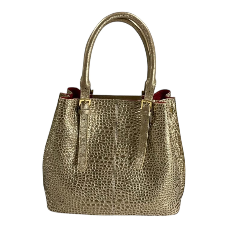 Bolso 'Lujo Reptil': Elegancia Texturizada en Cuero Genuino Byjennga