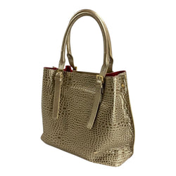 Bolso 'Lujo Reptil': Elegancia Texturizada en Cuero Genuino Byjennga
