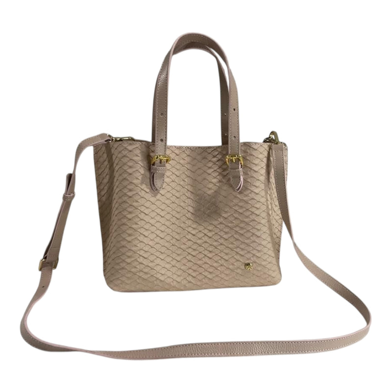 Bolso 'Nude Reptil': Elegancia y Versatilidad en Cuero Genuino Byjennga