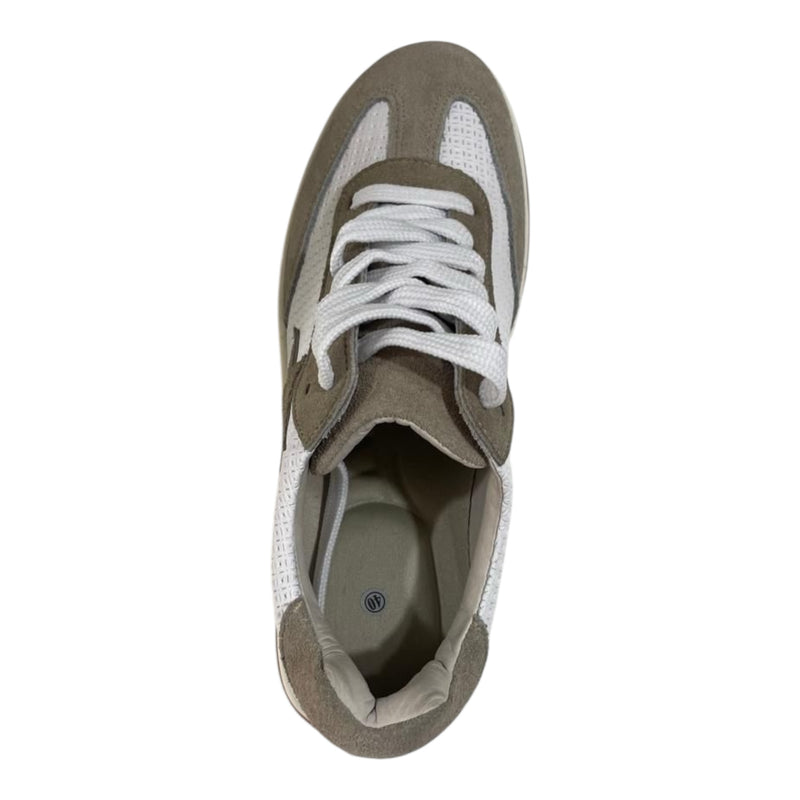 Tenis 'Estrella Casual': Comodidad y Estilo Bicolor en Cuero Genuino Byjennga